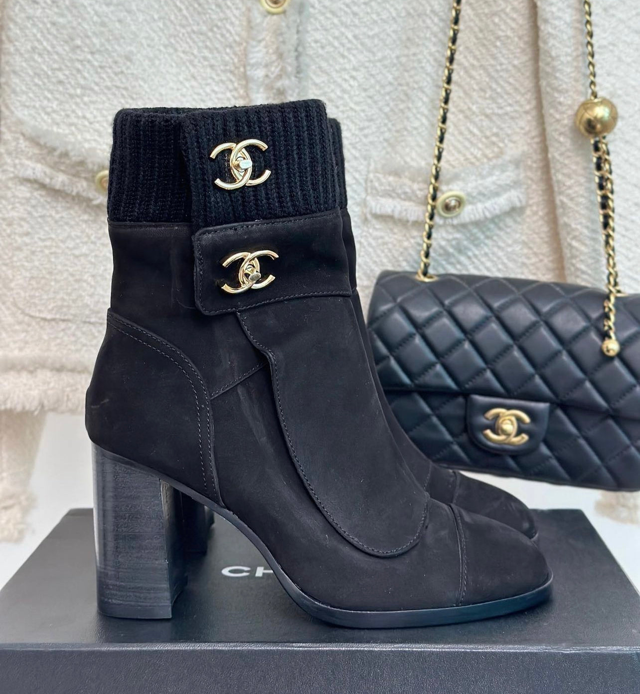 Bottine velour