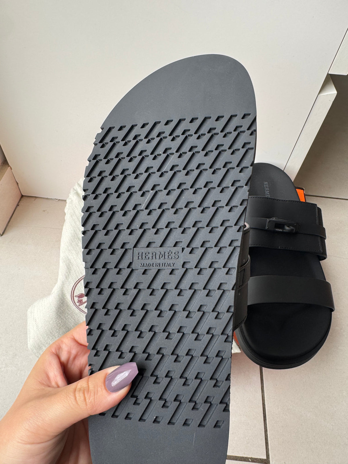 Mules homme en cuir 45