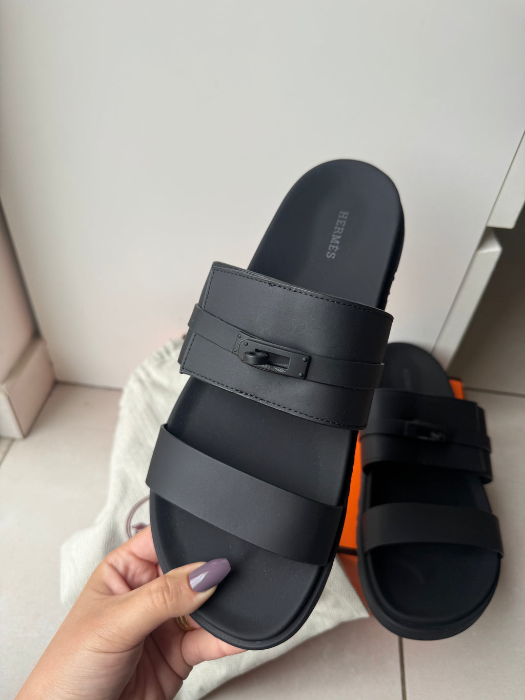Mules homme en cuir 45