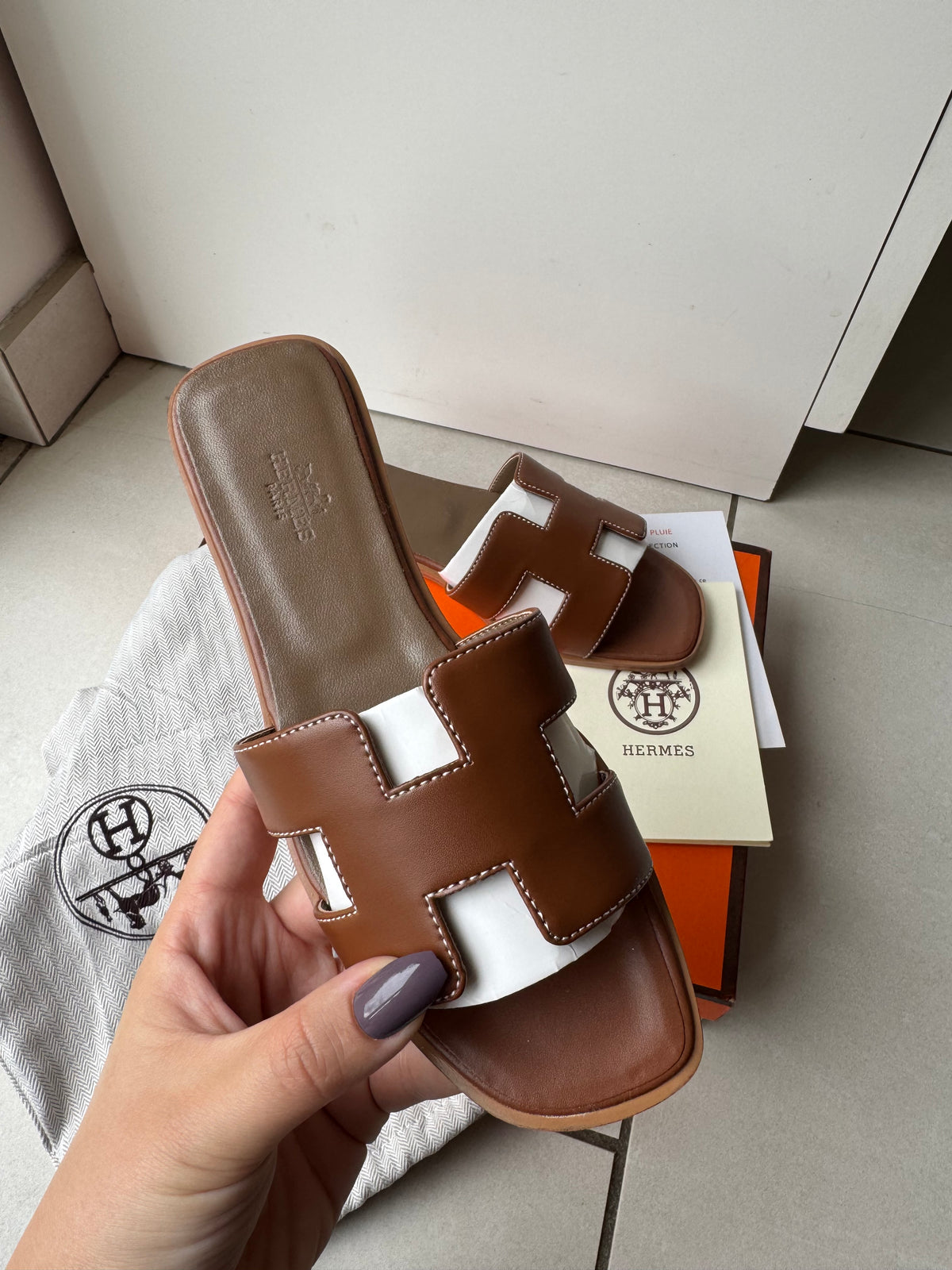 Mule en cuir 36