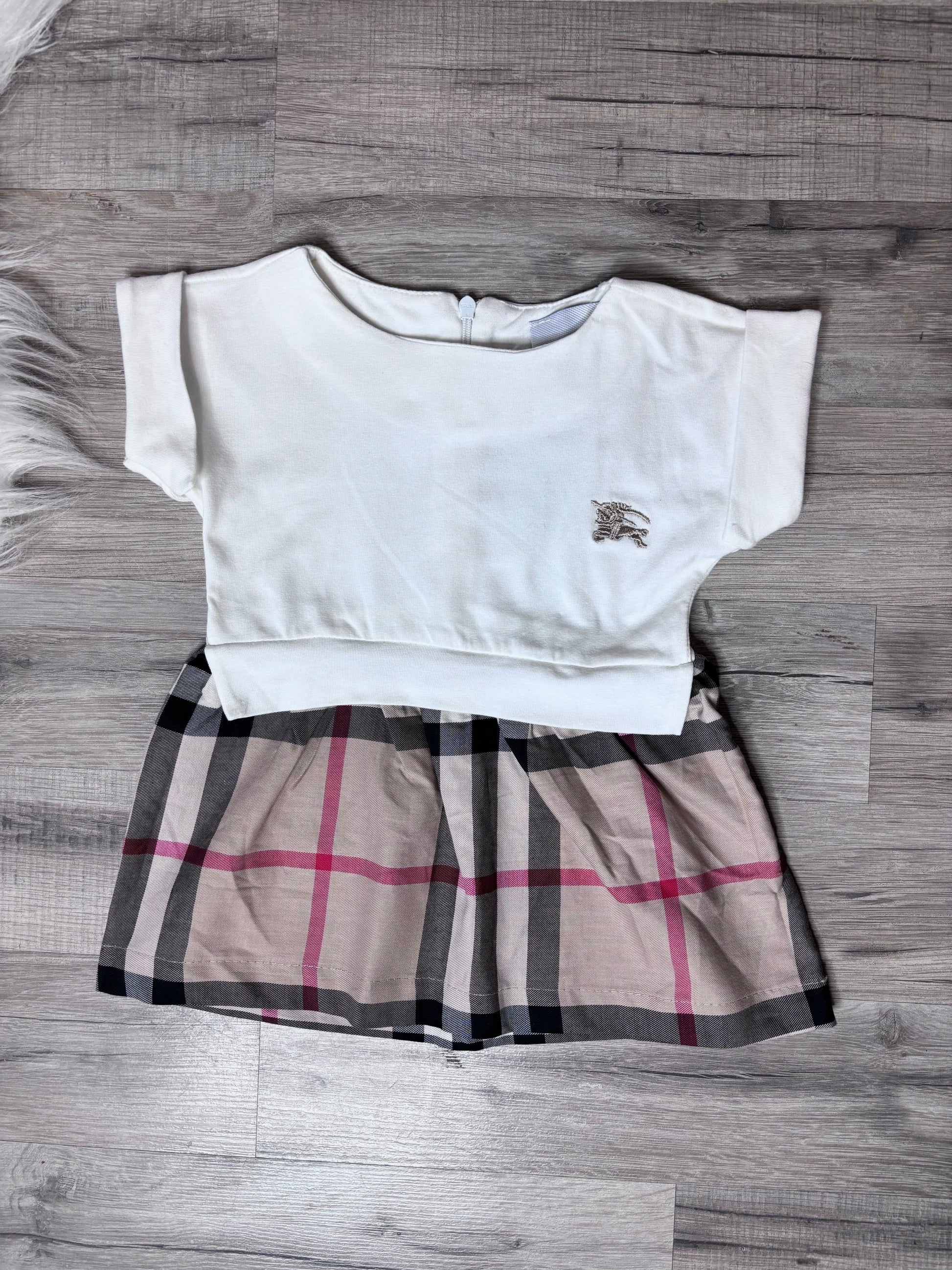 Robe fille noir, blanc ou rose
