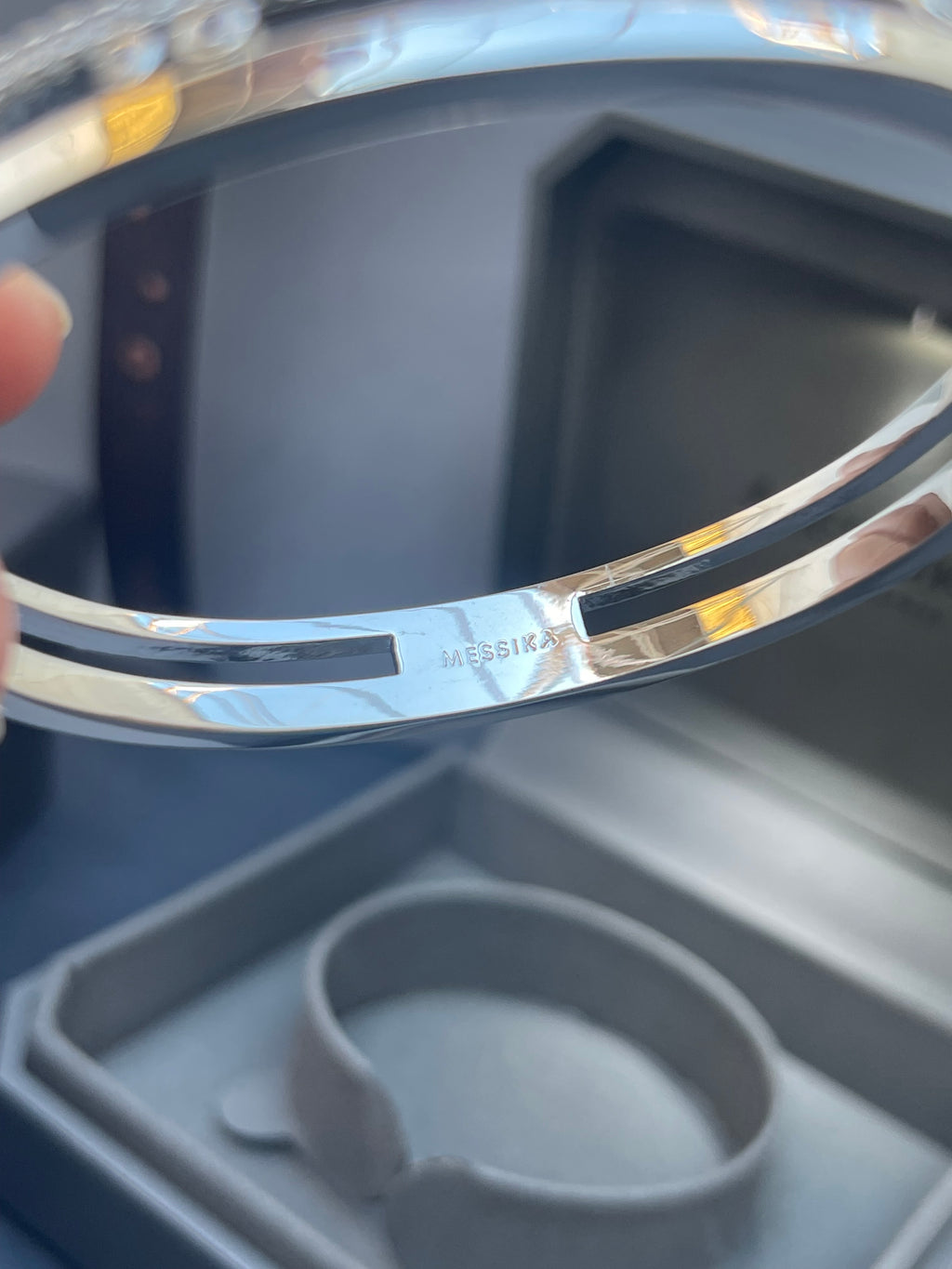 Bracelet jonc argent