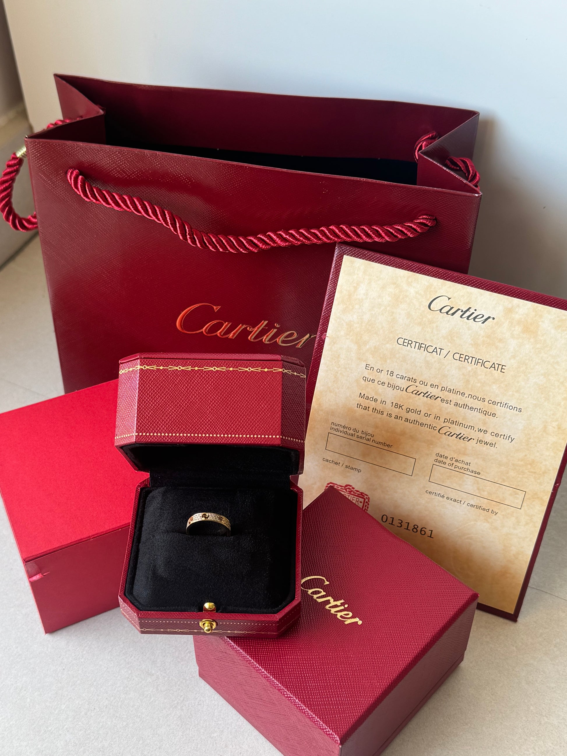 Bague amour diamant