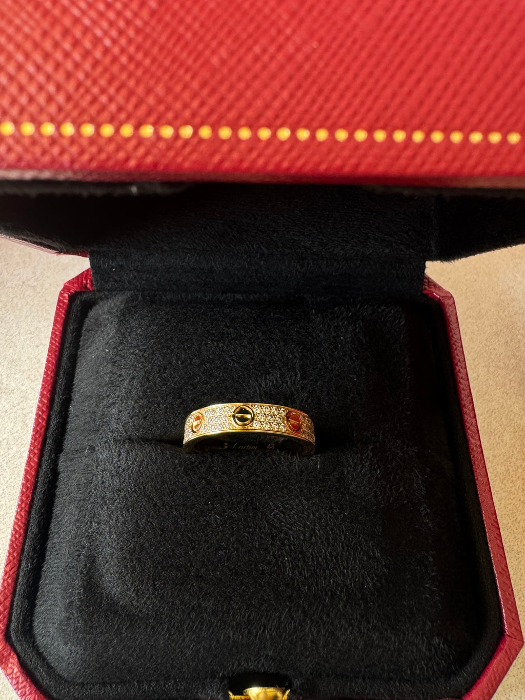 Bague amour diamant