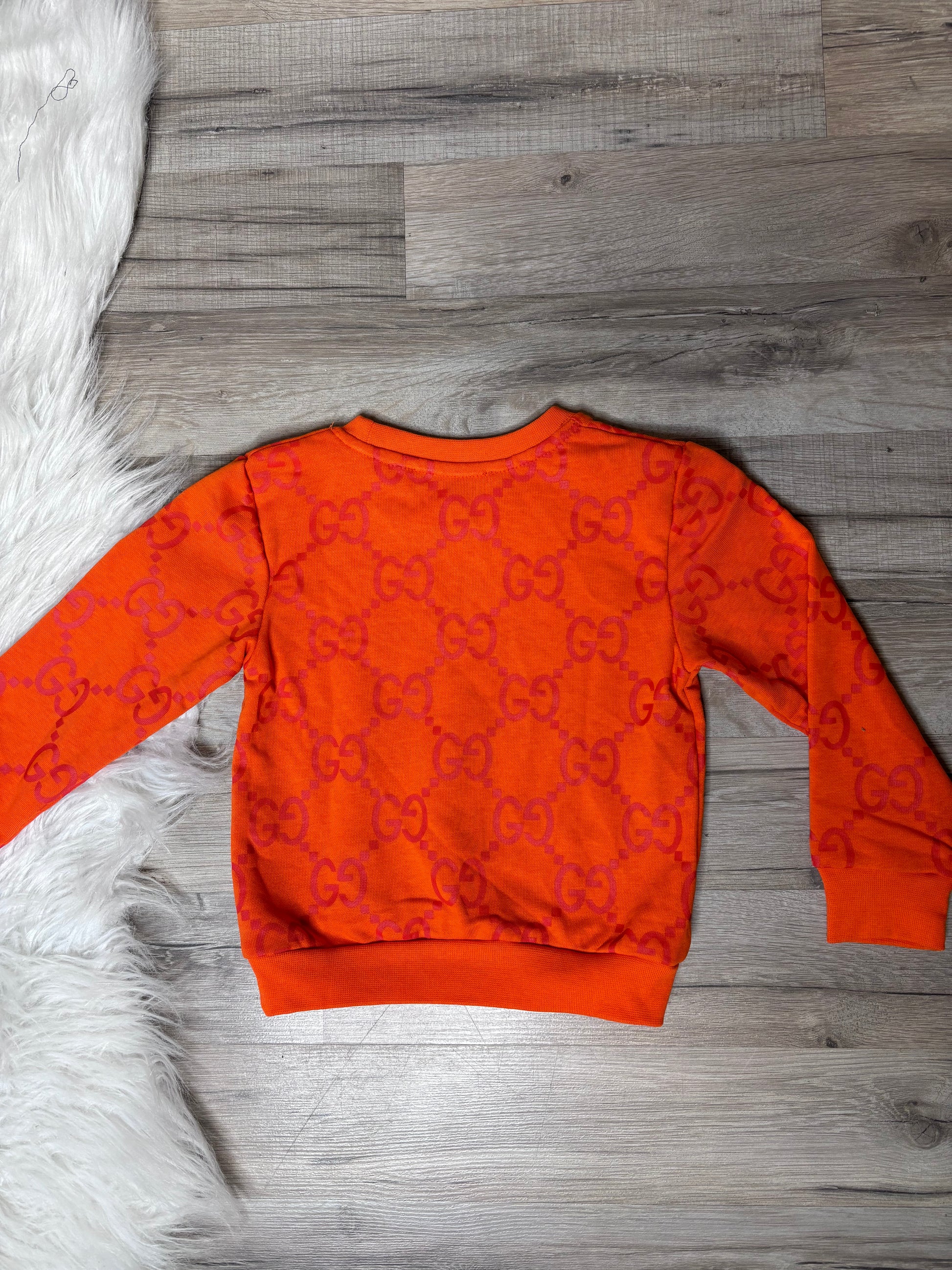 Pull enfant, beige , rose ou orange