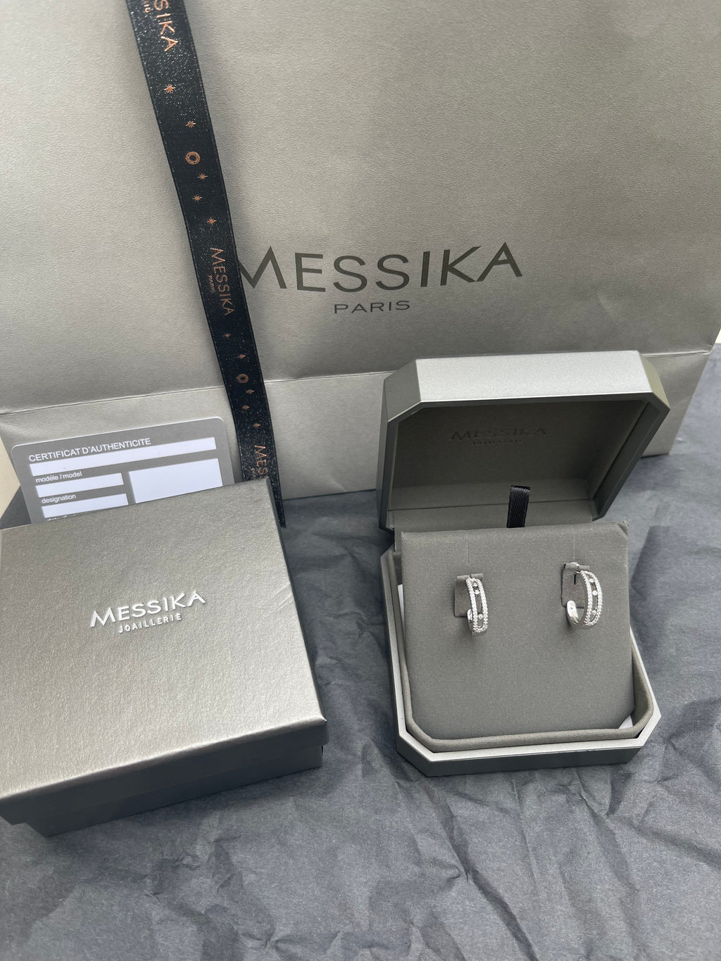 Boucle d’oreille argent