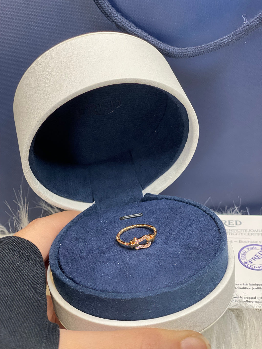 Bague ( or, or rose , or blanc)