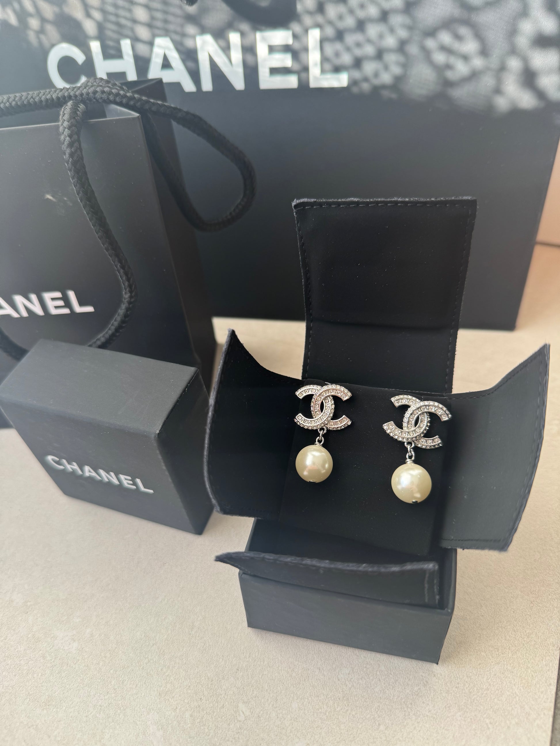 Boucle d’oreilles perle