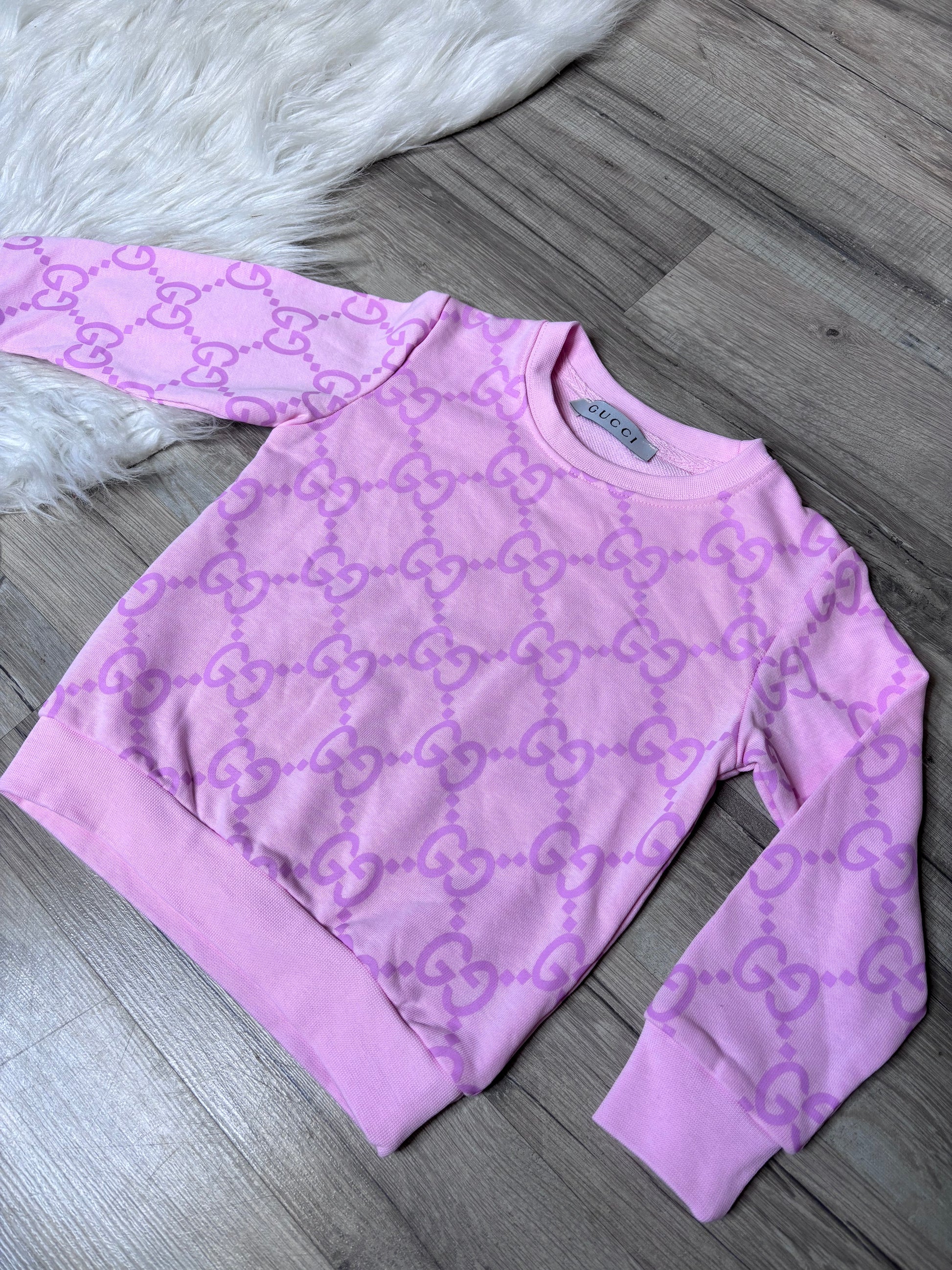 Pull enfant, beige , rose ou orange