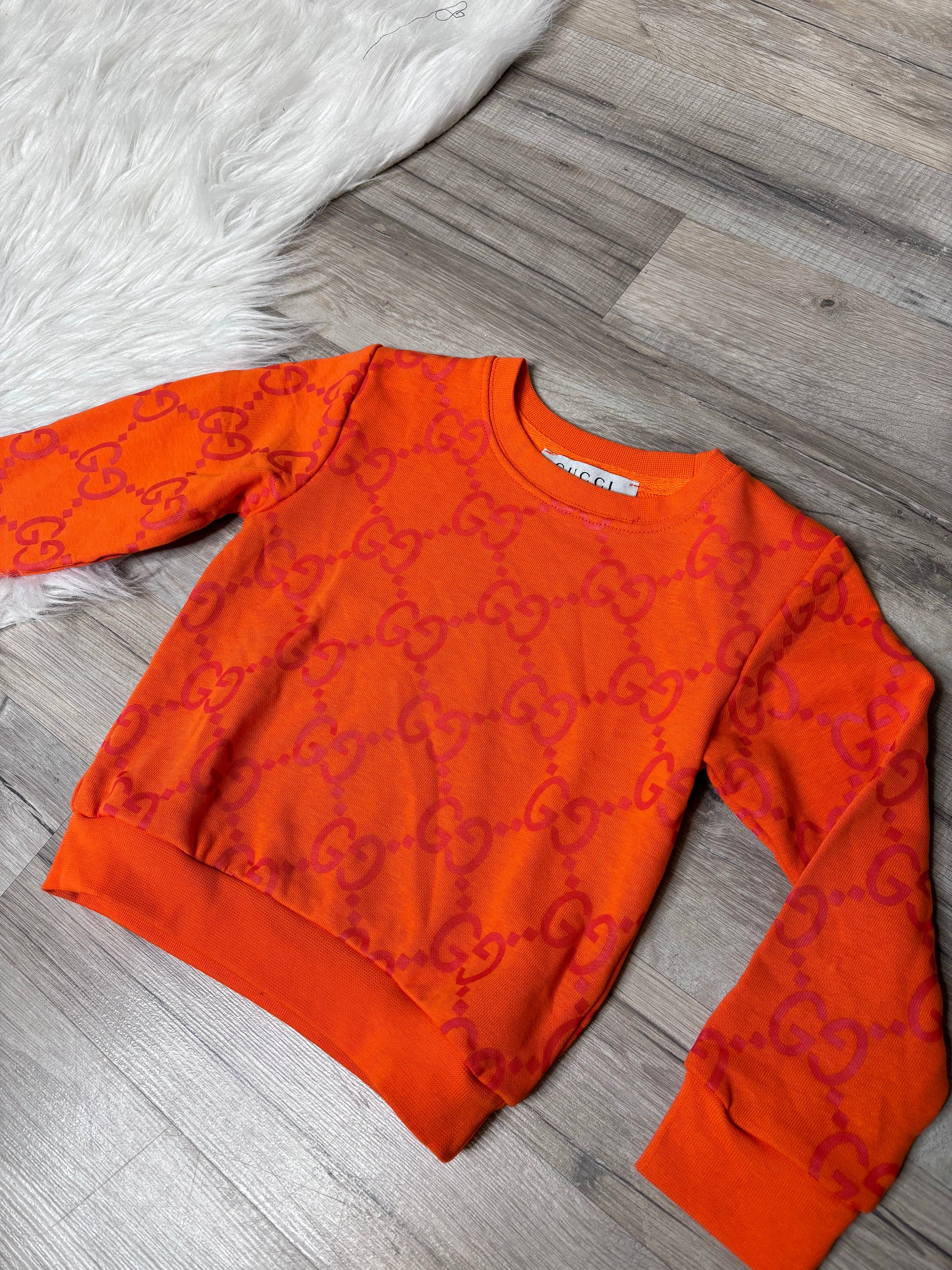 Pull enfant, beige , rose ou orange