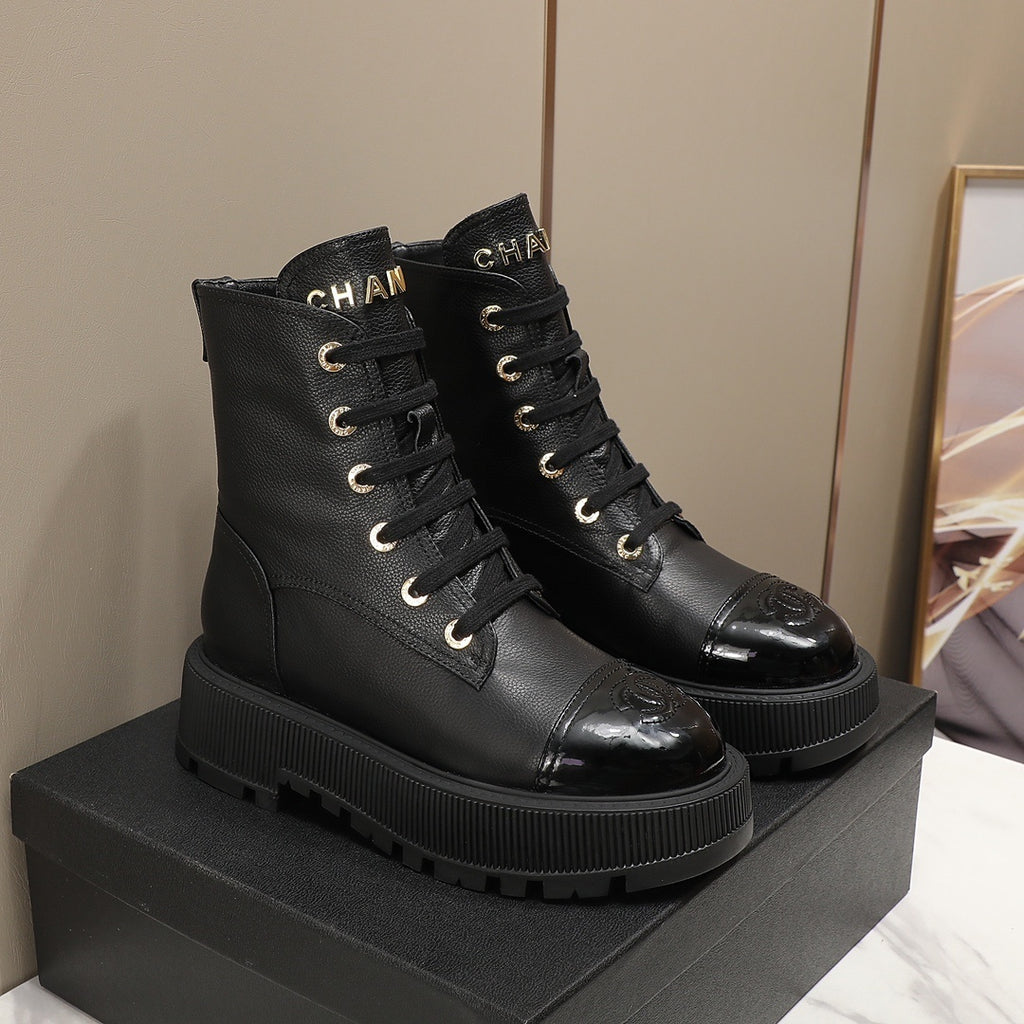 Bottine cuir