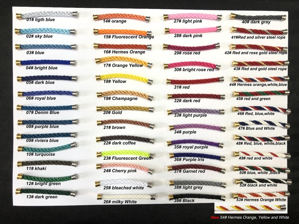 Bracelet corde + boucle