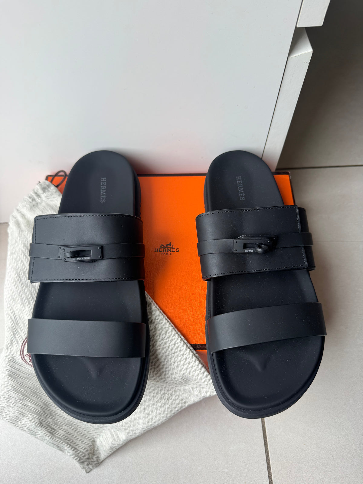 Mules homme en cuir 45