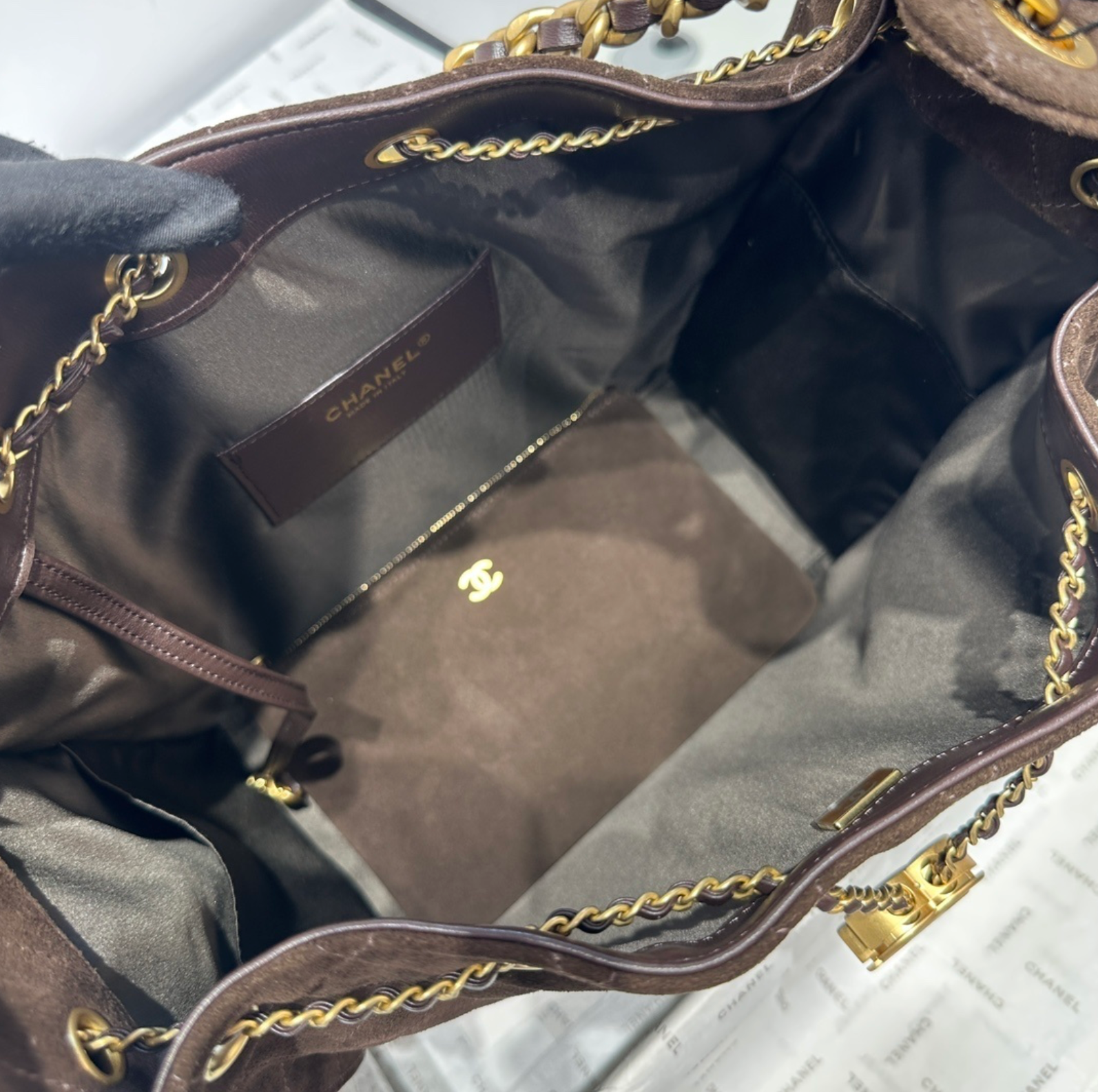 Sac à main, en velours