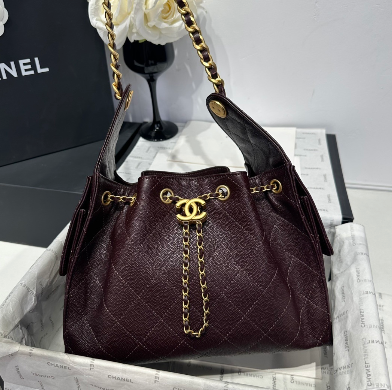Sac à main, en cuir