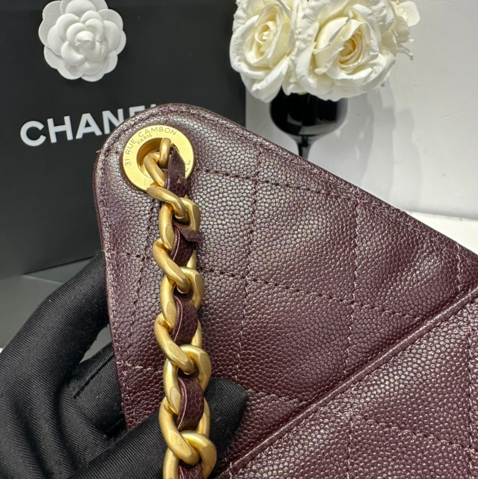 Sac à main, en cuir