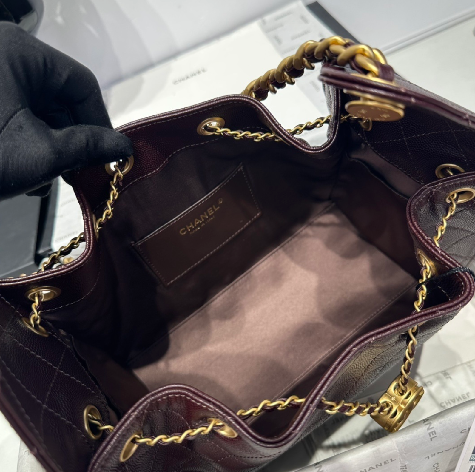Sac à main, en cuir