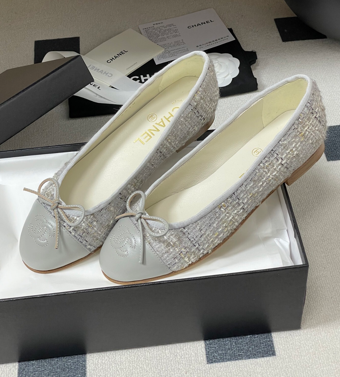 Ballerine femme 🩶🤍