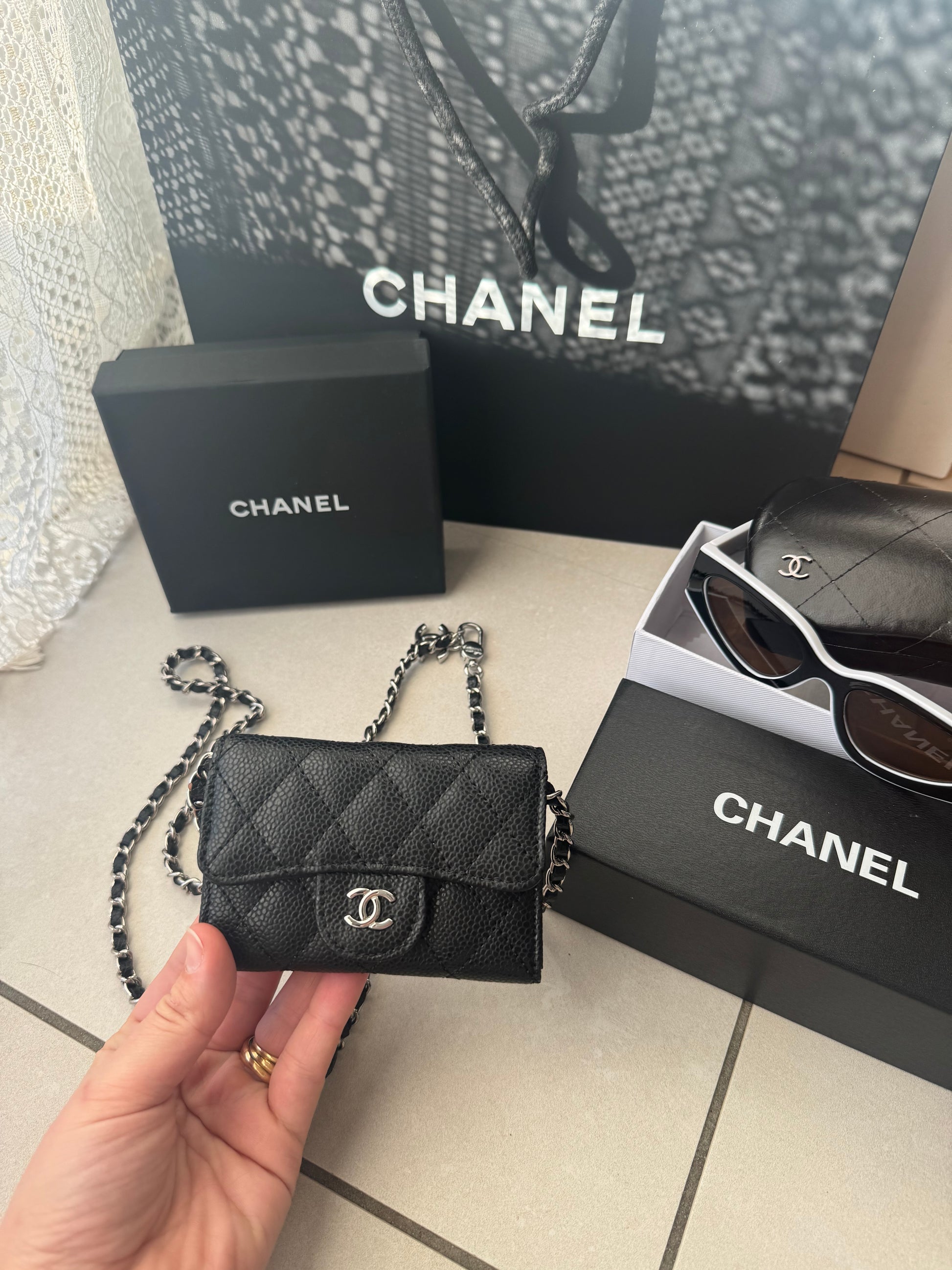 Mini sac ( noir, blanc, beige, kaki)