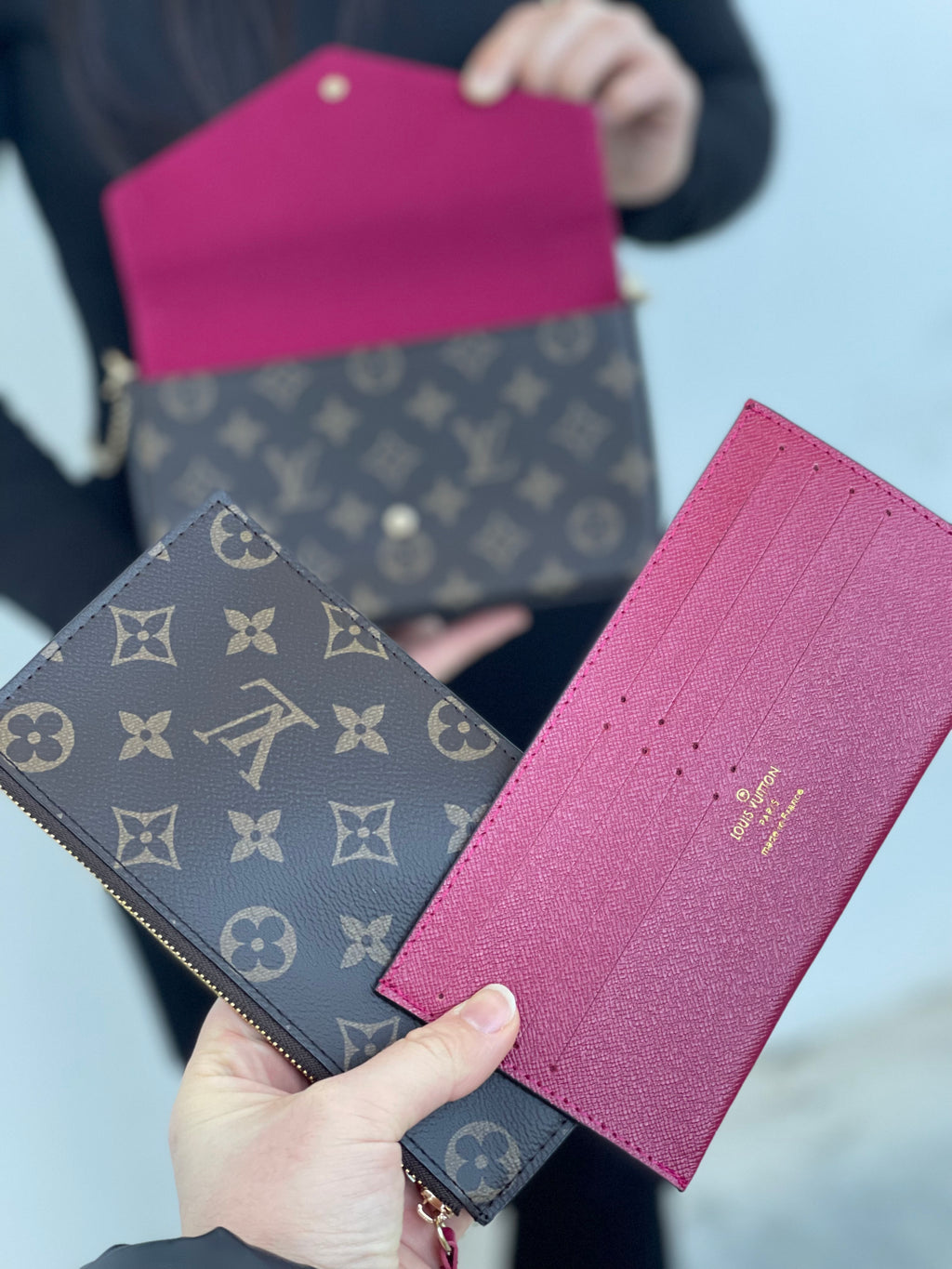Pochette monogramme