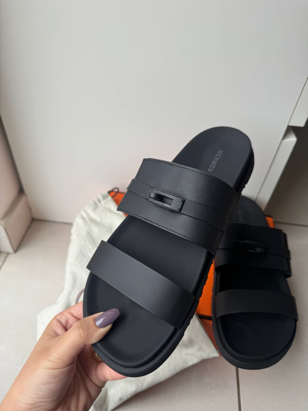 Mules homme en cuir 45