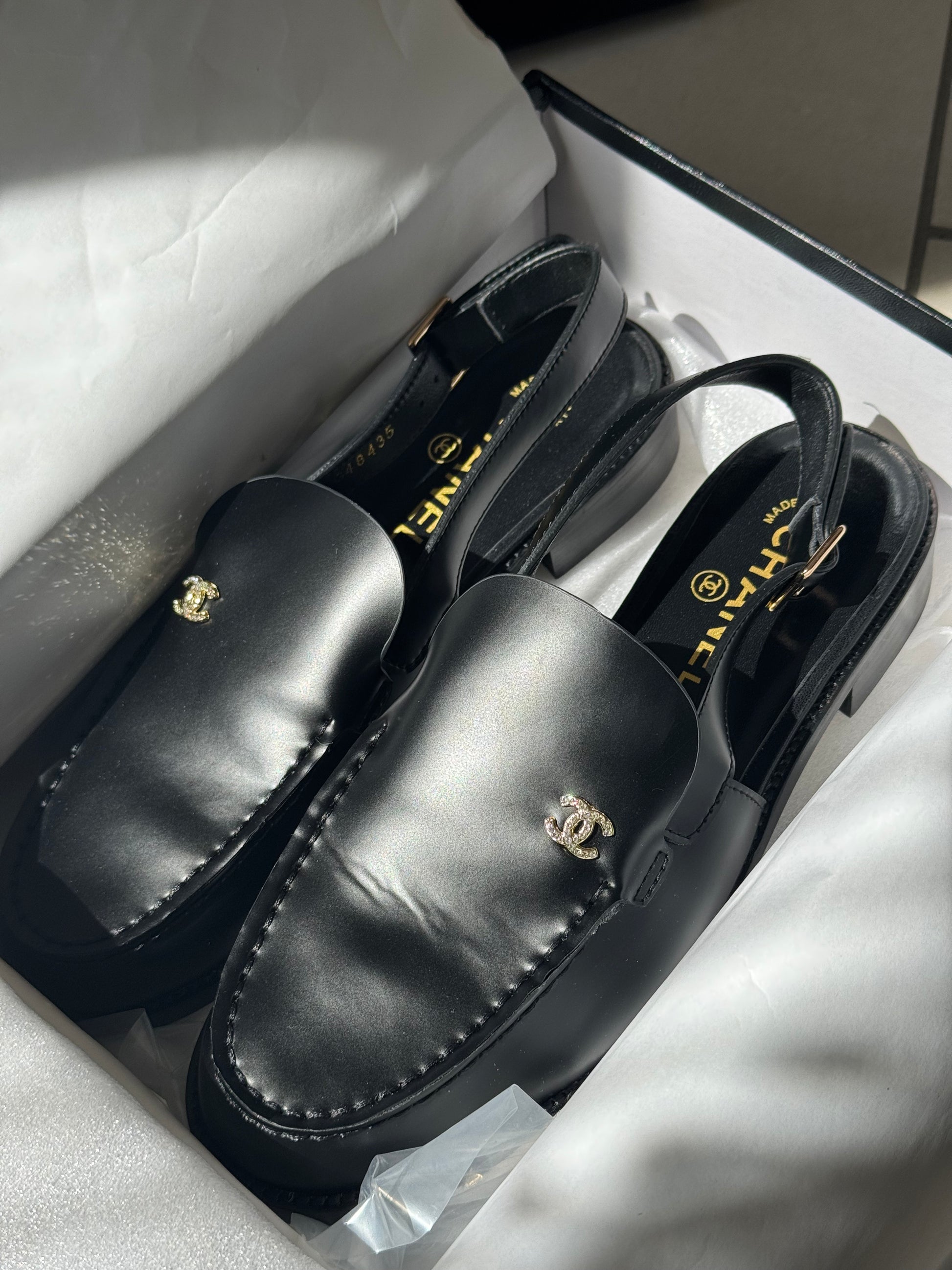 Mocassin cuir