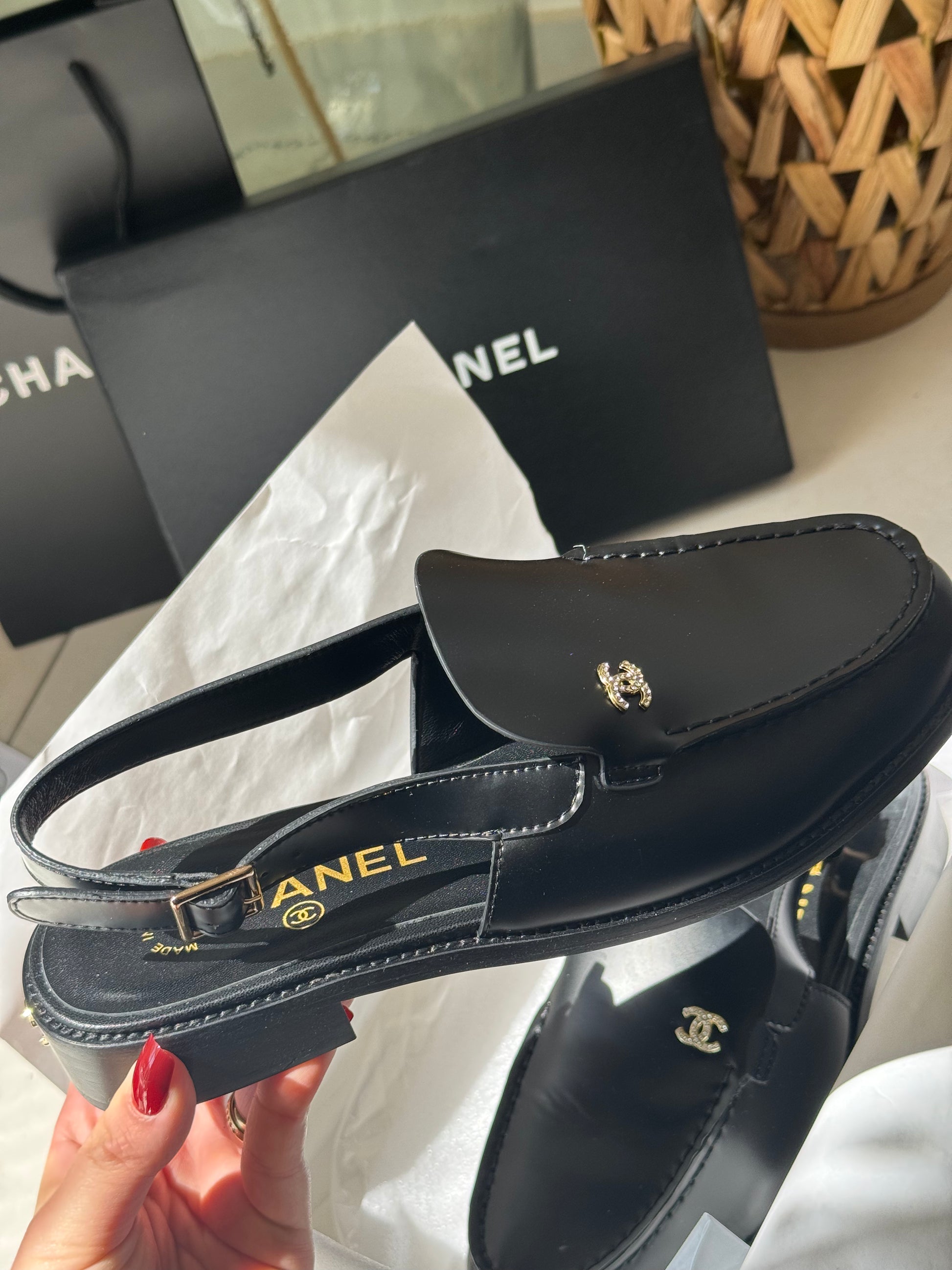 Mocassin cuir