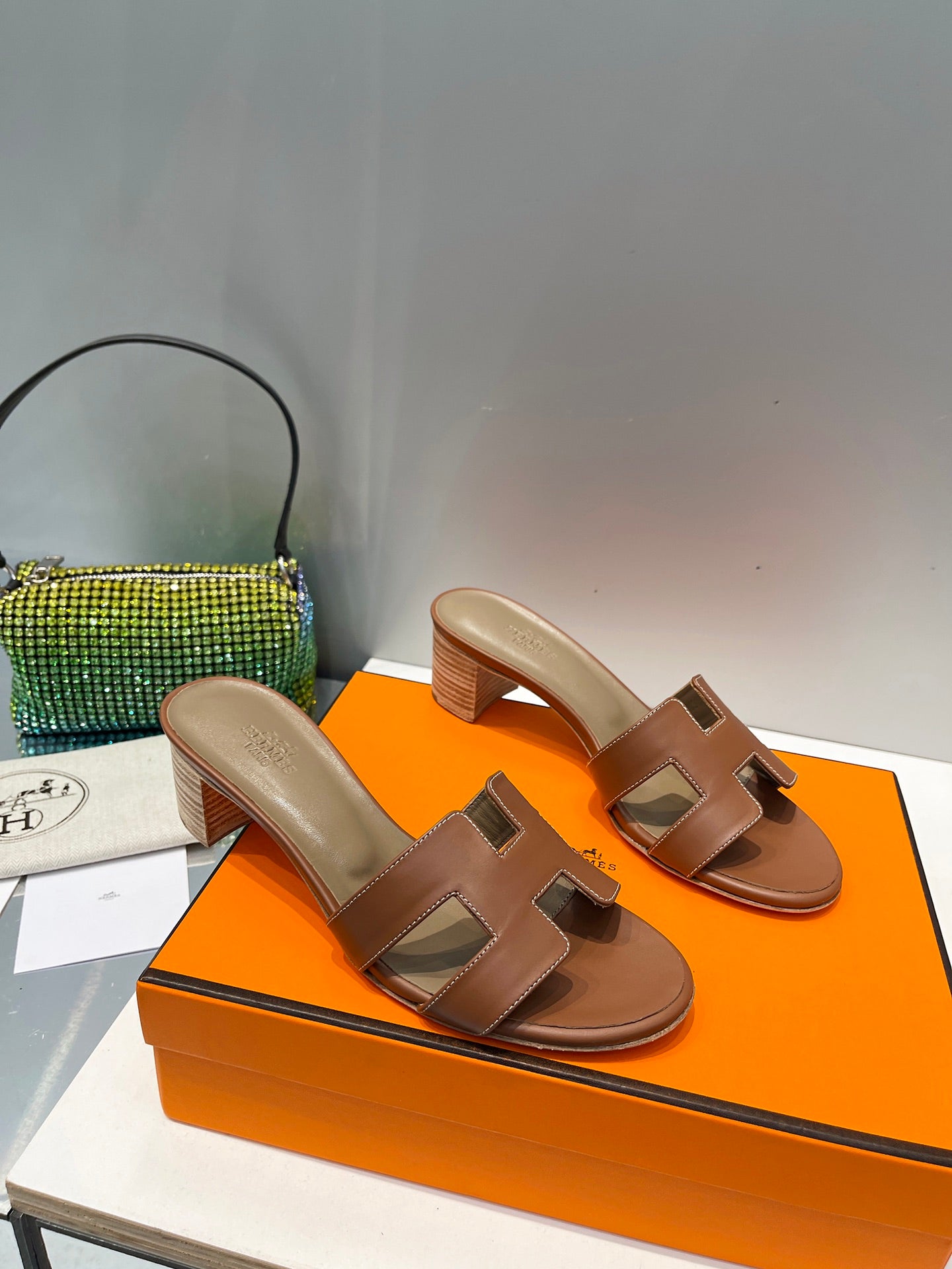 Mules à talon
