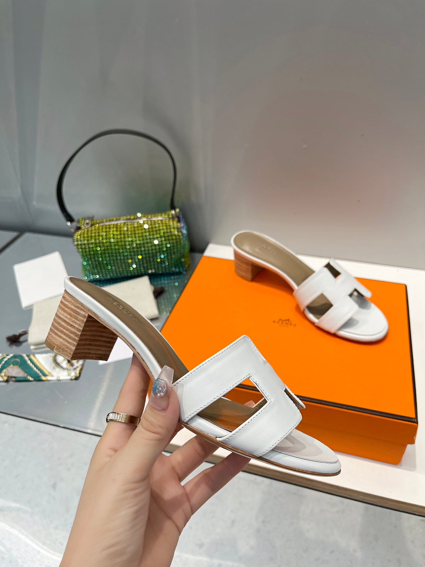 Mules à talon