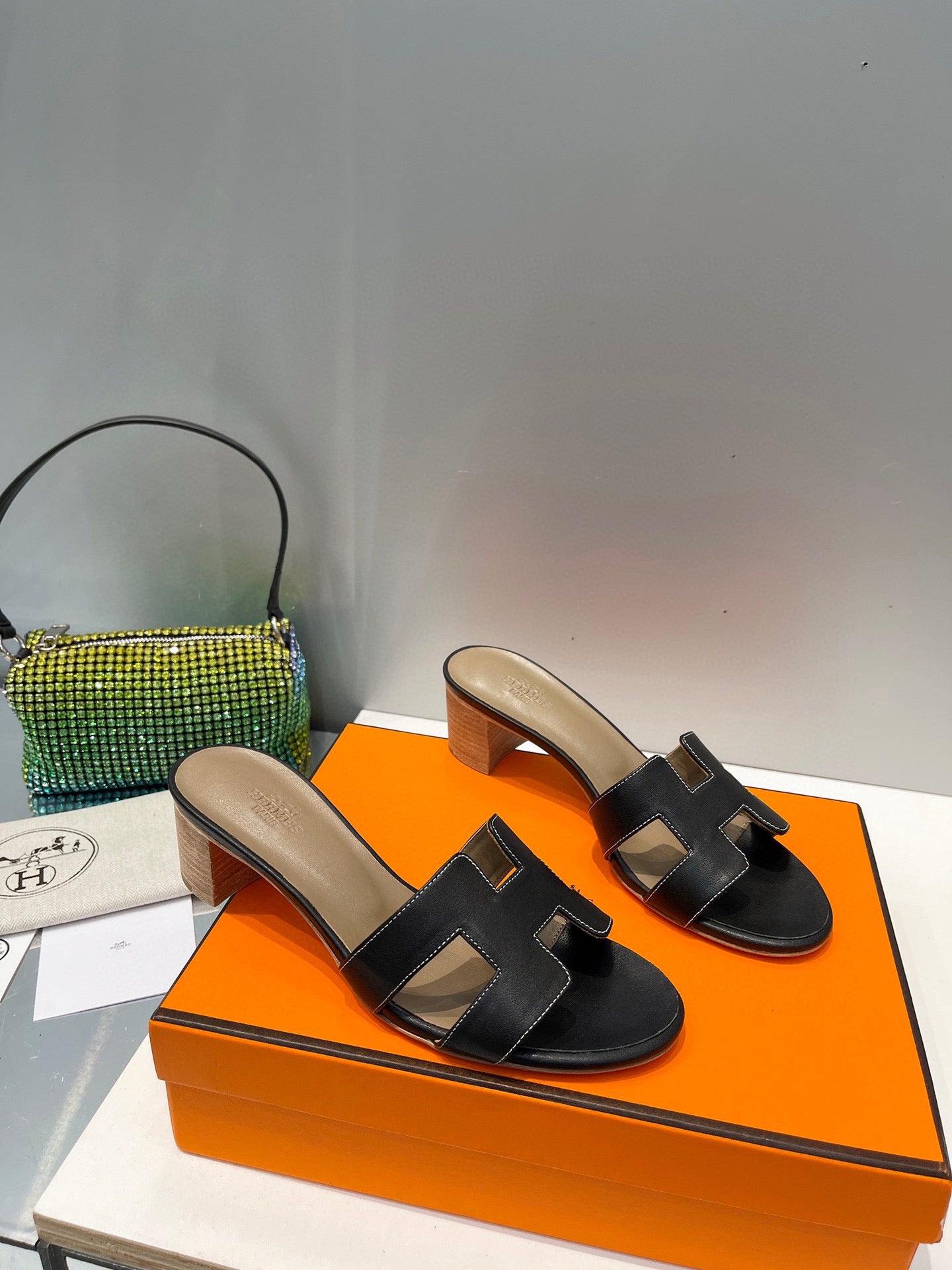 Mules à talon