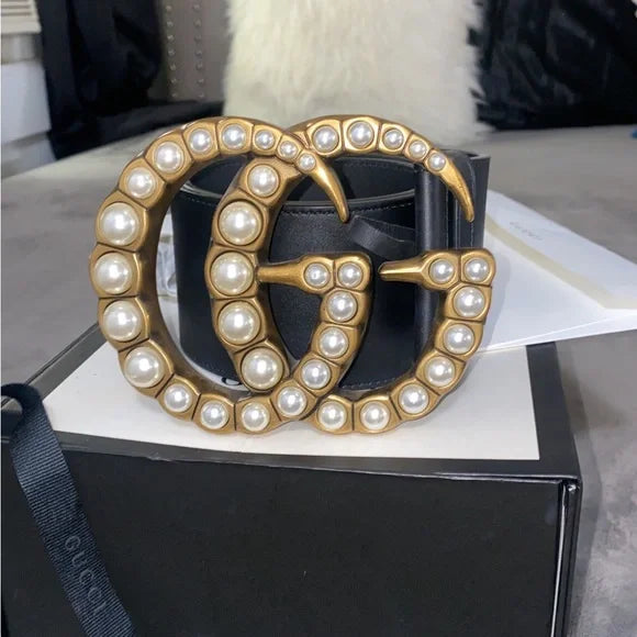 Ceinture cuir pearl