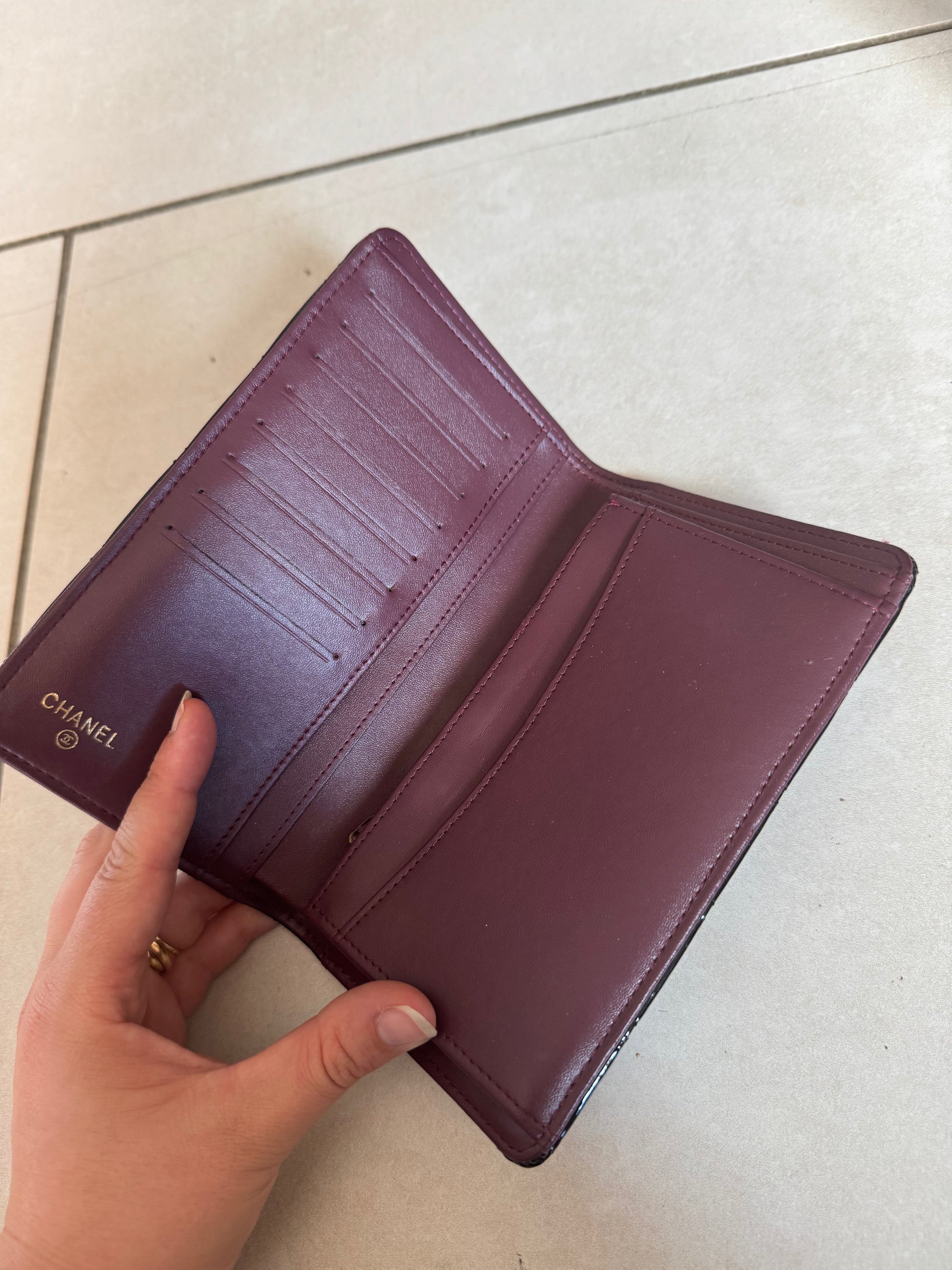 Porte feuille vernis